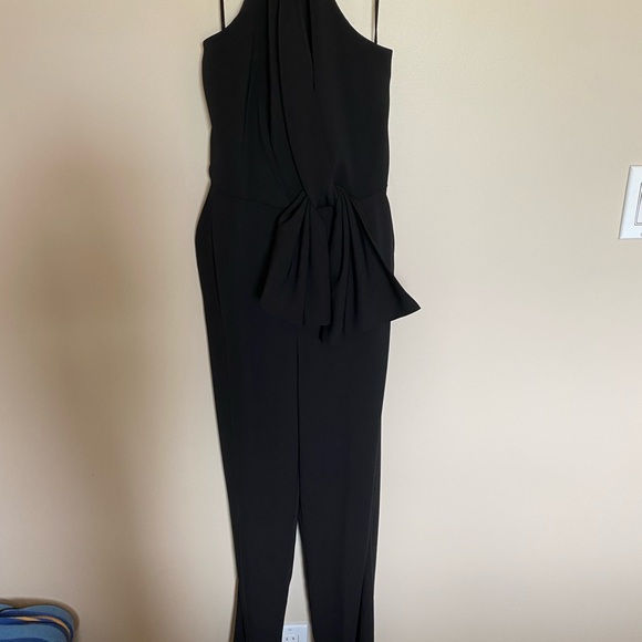 Black halter jumpsuit - Picture 1 of 4
